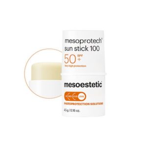 Centro de estética en Gijón - Estela Belleza Protector solar en stick. Mesoprotech Sun Stick 100. Mesoestetic. ESTELA Belleza.